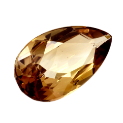 6.07ct Topaz Champagne pear cut 15X9mm