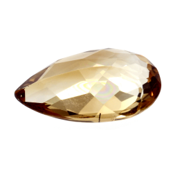 6.07ct Topaz Champagne pear cut 15X9mm