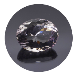 42,57 ct. Rosa Amethyst aus Frankreich 26,25x18,60mm