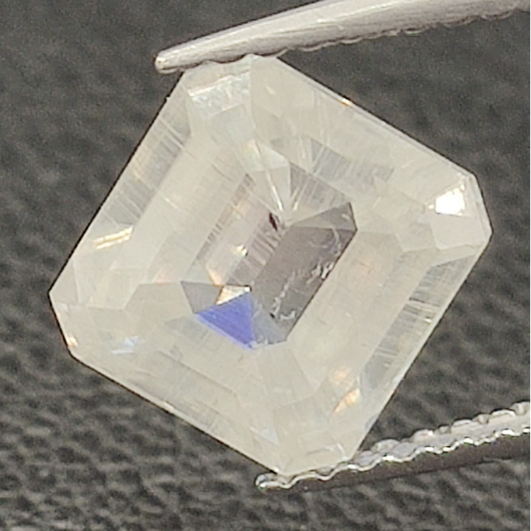 1.38ct Emerald Cut Moissanite 6.80x5.85mm