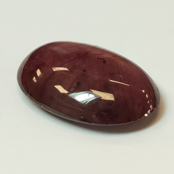 Cabochon ovale con rubino stellato da 18.99ct, 20,80x15,11mm