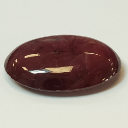 18.99ct Star Ruby oval cabochon 20,80x15,11mm