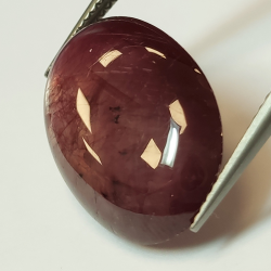 18.99ct Rubí Estrella cabujón oval 20,80x15,11mm