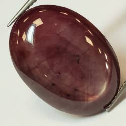 18.99ct Star Ruby oval cabochon 20,80x15,11mm