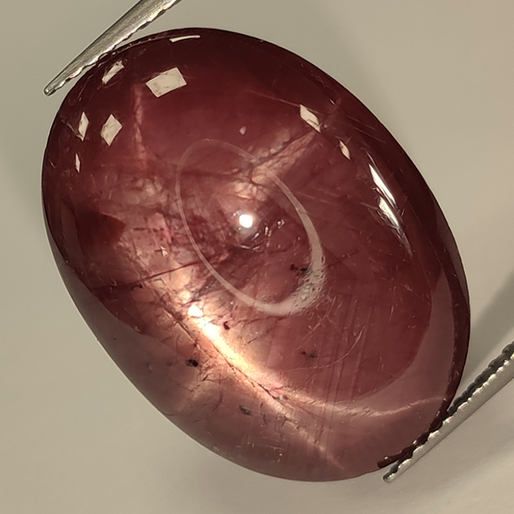 18.99ct Star Ruby oval cabochon 20,80x15,11mm