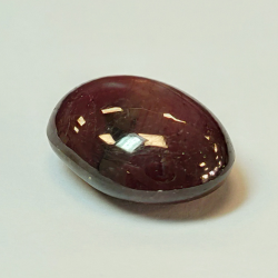 19.14ct ovaler Sternrubin-Cabochon, 16.97x13.09mm