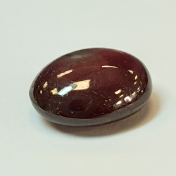 19.14ct ovaler Sternrubin-Cabochon, 16.97x13.09mm