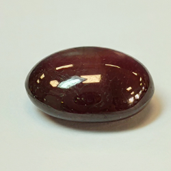 19.14ct ovaler Sternrubin-Cabochon, 16.97x13.09mm