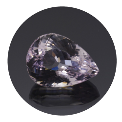 7,25 ct. Kunzite Pear Cut