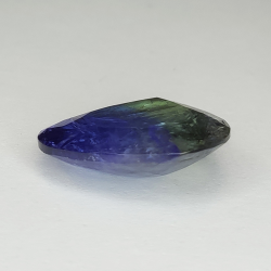 10,74 ct blauer Tansanit im Birnenschliff, 16,76 x 15,14 mm