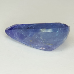 12,38 ct blauer Tansanit im Birnenschliff, 18,39 x 12,59 mm