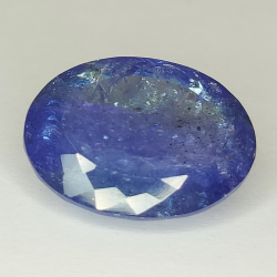 18,82 ct blauer Tansanit im Ovalschliff 19,30 x 14,78 mm