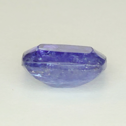 8,86 ct blauer Tansanit im Kissenschliff, 13,14 x 11,92 mm