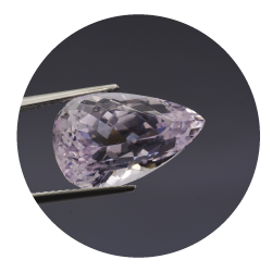 13,94 ct Kunzite in Sfaccettato Goccia