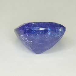 15,45 ct blauer Tansanit im Kissenschliff, 15,03 x 13,71 mm