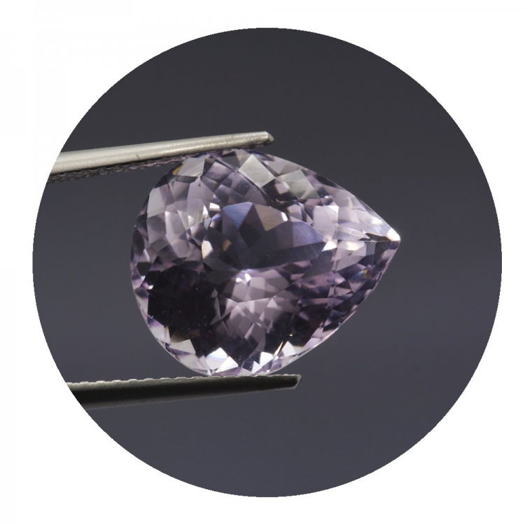 13,94 ct Kunzite in Sfaccettato Goccia