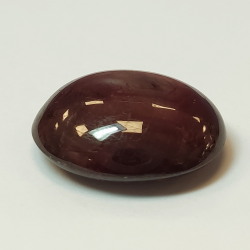 Cabochon ovale Rubis étoilé 24,11 ct 18,85x15,74 mm