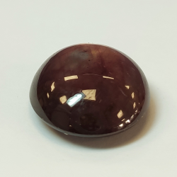 Cabochon ovale Rubis étoilé 24,11 ct 18,85x15,74 mm