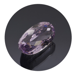 13,27 ct. Kunzite Oval Cut