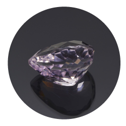 8,12 ct . Kunzite Coussin