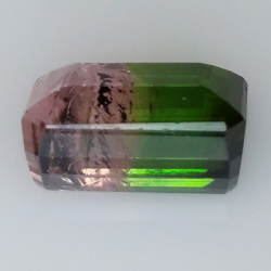 6,79 ct Turmalin im Smaragdschliff, 12,09 x 8,48 mm