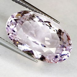 12.82 ct Kunzite Size Oval 17.43x10.90mm.