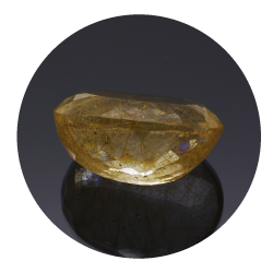 32,66 ct .Rutilquarz Oval