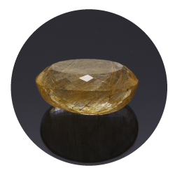 33,37 ct. Quartz rutilé Ovale