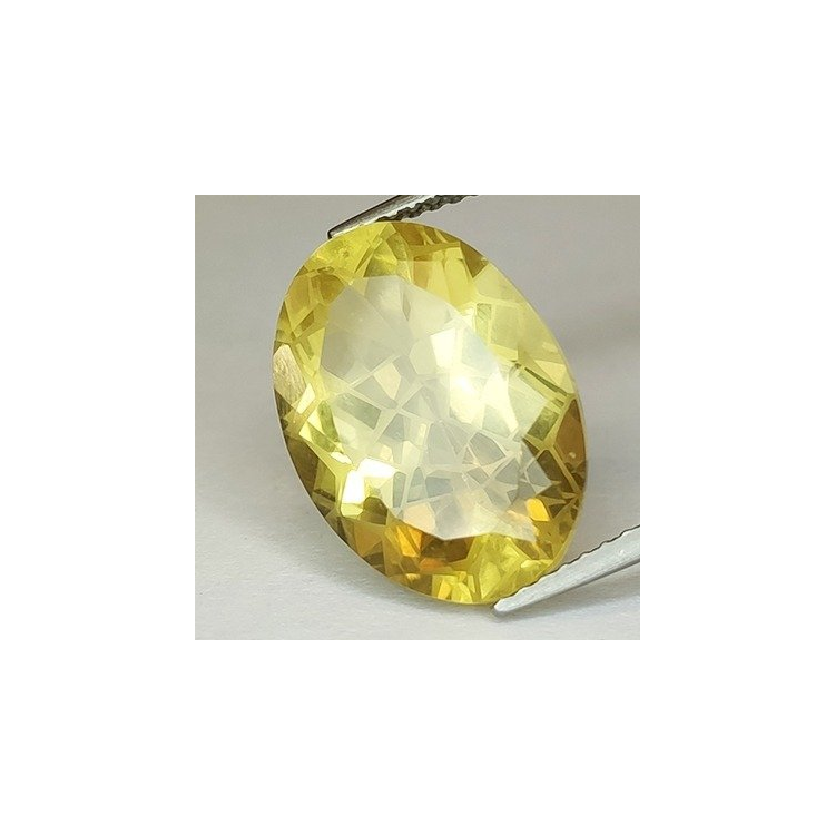 6.85ct Citrine Quartz Oval Cut 15.27x10.93mm