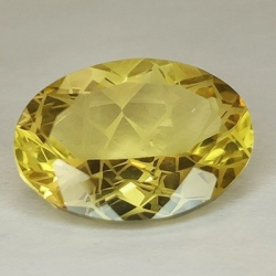 6.85ct Citrine Quartz Oval Cut 15.27x10.93mm