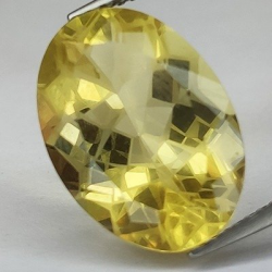 6.85ct Citrine Quartz Oval Cut 15.27x10.93mm