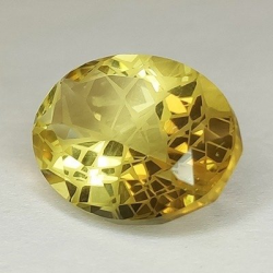 6.85ct Citrine Quartz Oval Cut 15.27x10.93mm