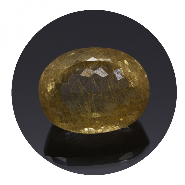 25,61 ct. Cuarzo Rutilado Ovalada