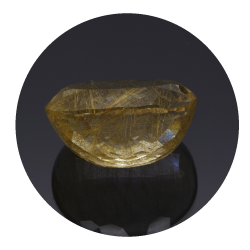 20,01 ct. Rutile Quartz Oval Cut