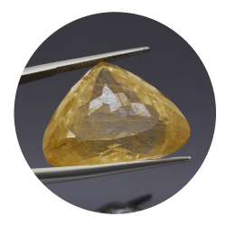 41,72 ct. Quartz rutilé Poire