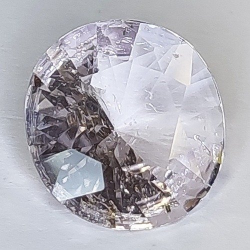 5,96 ct rosa Morganit im Rundschliff 13,70 x 13,33 mm