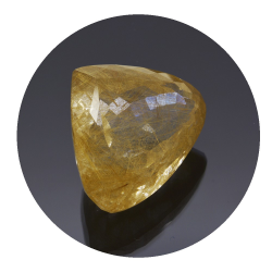 41,72 ct. Quartz rutilé Poire