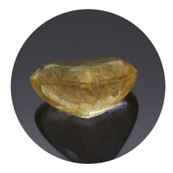 41,72 ct. Quartz rutilé Poire