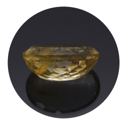 18,47 ct.Rutilquarz Oval