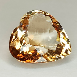 17,27ct Topacio Champagne Talla Corazón 15,86x17,43mm