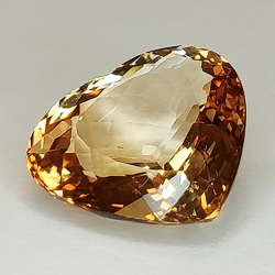 17,27ct Topacio Champagne Talla Corazón 15,86x17,43mm