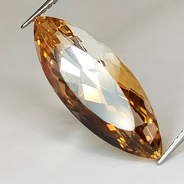 9.11ct Champagne Topaz Marquise Cut 28.23x16.13mm