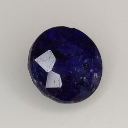 1.23ct Sapphire round cut 5.80 x 5.74 mm