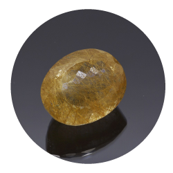 22,98 ct. Quartz rutilé Ovale