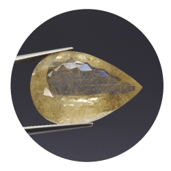 22,53 ct.Rutilquarz Birne