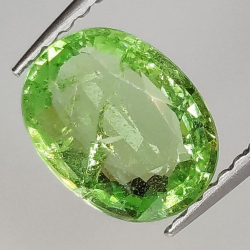 2,50 ct Émeraude hydrothermale taille émeraude 7,75 X 7,12 mm