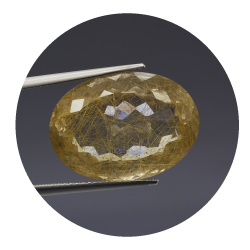 35,51 ct Quarzo Rutilato Ovale