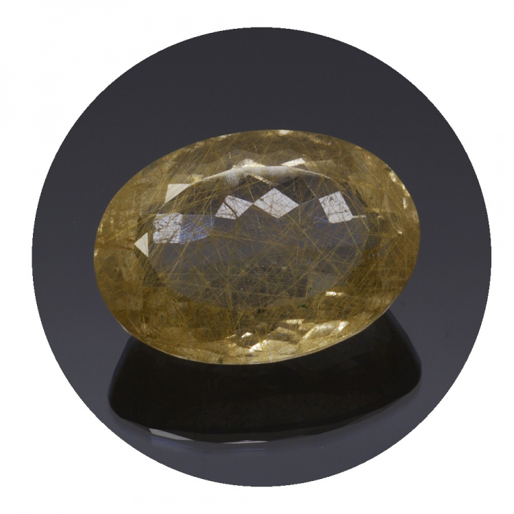 35,51 ct Quarzo Rutilato Ovale