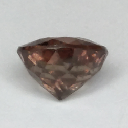 Granato champagne da 1,10 ct, taglio ovale, 6,07 x 5,33 mm