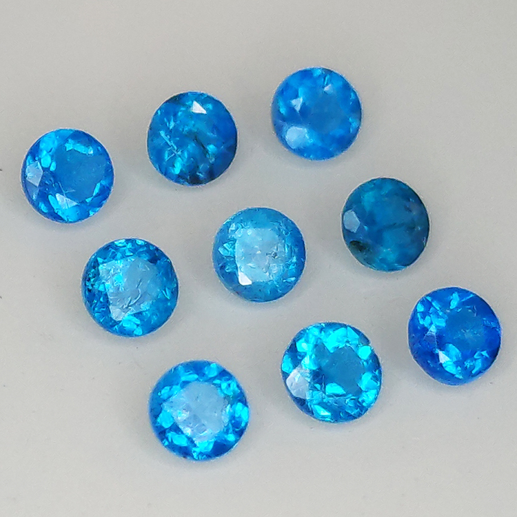 1ct Apatite Coupe Ronde 2,75-4,05mm